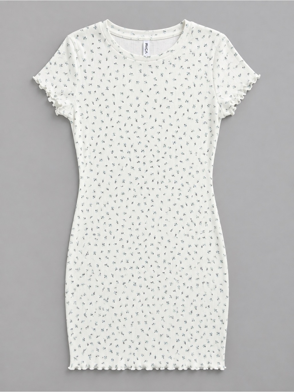RVCA Cream Floral Midi Dress